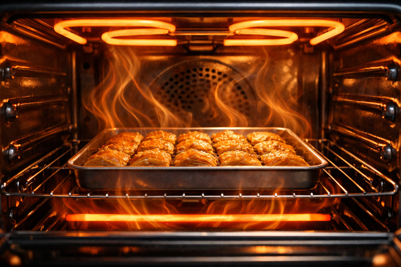 Fırın icinde ısı dağılımı